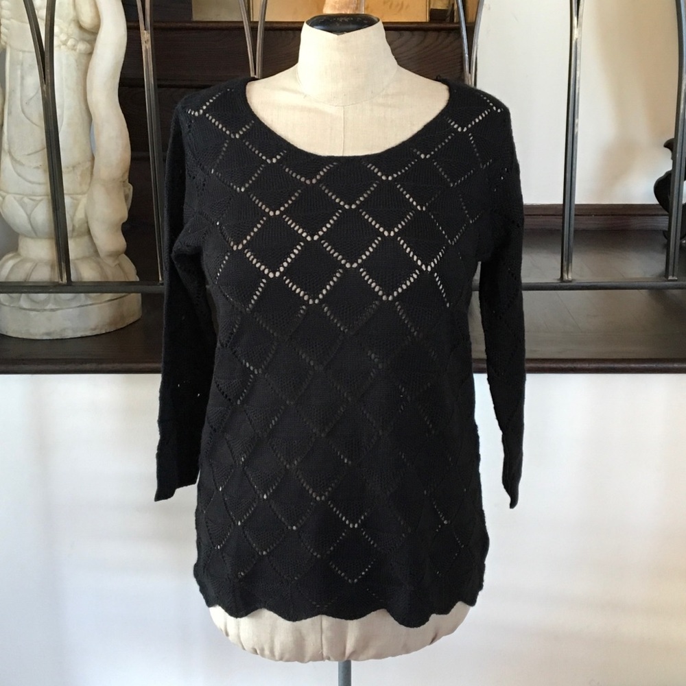 Black Lacey Carolyn Taylor Sweater S